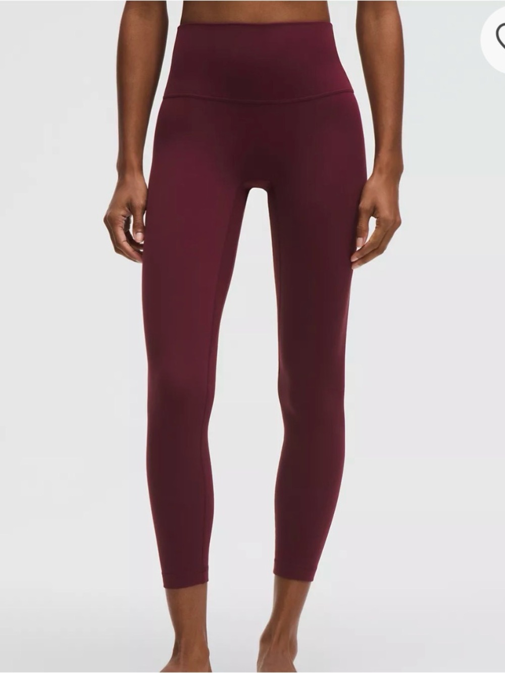 Lululemon High-Waist Burgundy maroon Leggings size 4